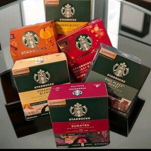 Starbucks Nespresso Vertuo Variety Pack. 6 Varieties / 48 Capsules Holiday Gift